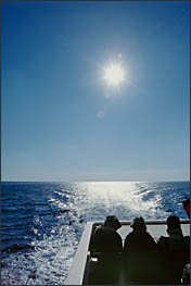 Überfahrt nach Hallig Hooge, © 2000 Juergen Kullmann