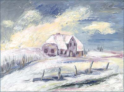 Winter in Friesland, © H. Vogt-Kullmann