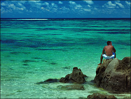 Seychellen, am Anse Royal, © 1991 Jürgen Kullmann