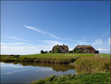 Hallig Hooge, Westerwarft, © 2016 Jürgen Kullmann