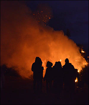 Biike-Brennen in Tönning, © 2015 Jürgen Kullmann