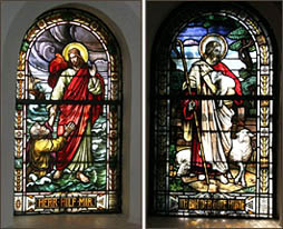 Kirchenfenster auf Hooge, © 2007 Volker Schmidt