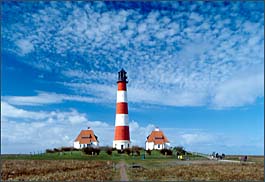 Westerhever Leuchtturm, © 1997 Juergen Kullmann