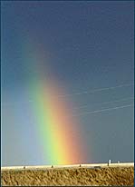 Regenbogen bei Toenning, © 2000 Juergen Kullmann