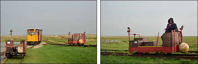 Hallig Langeneß, Lorenbahnhof, © 2012 Juergen Kullmann