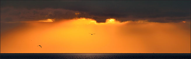 Sonnenuntergang bei Vollerwiek © 2012 Juergen Kullmann